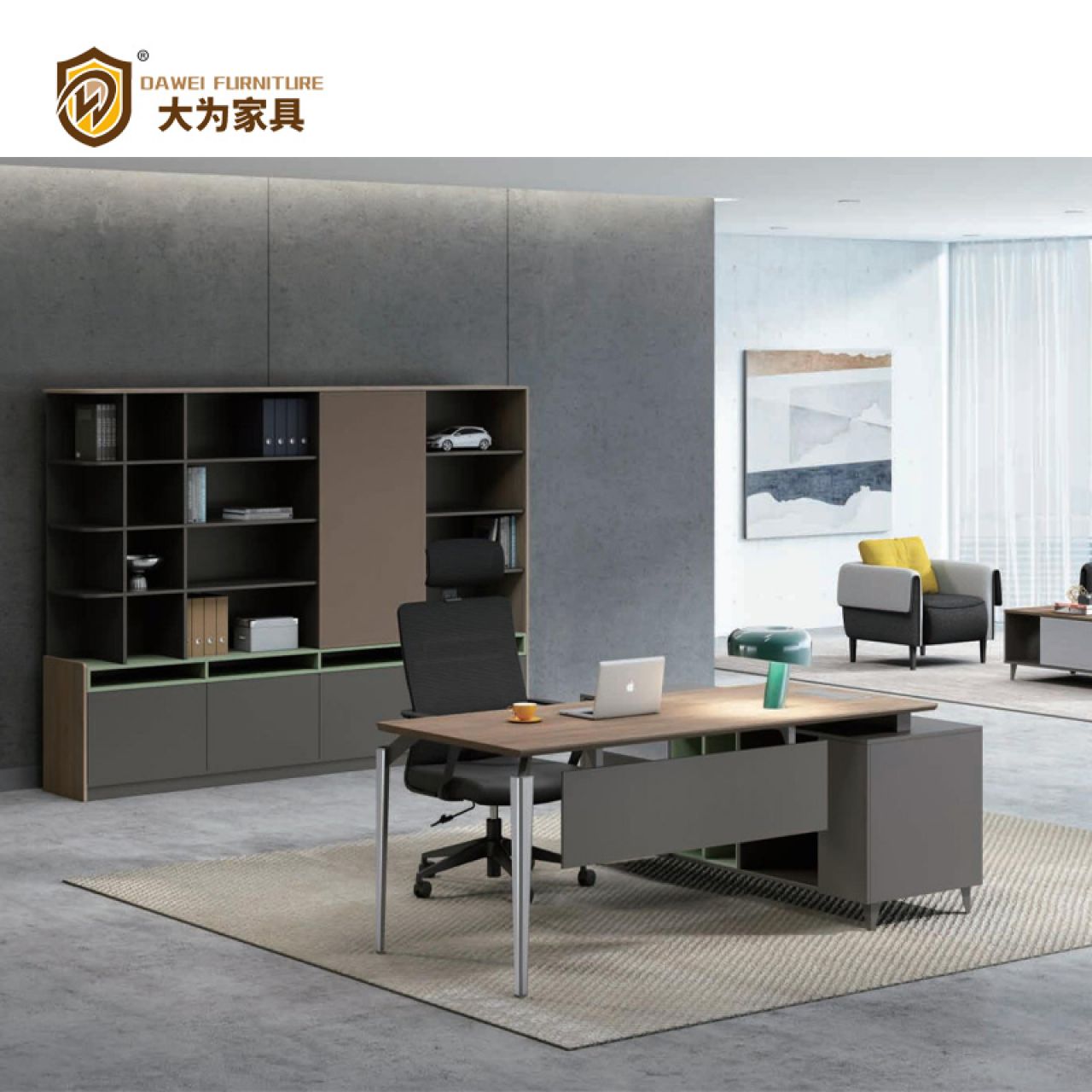 梵音系列 辦公家具 經理辦公桌 板式班臺 大班臺