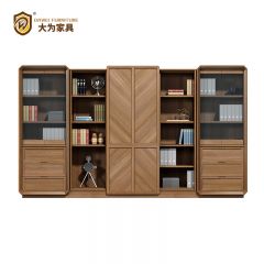 韶華系列 辦公家具 實木文件柜 儲物柜  實木文件柜 DWWY-01S38 3800W*450D*2200H（送貨安裝）