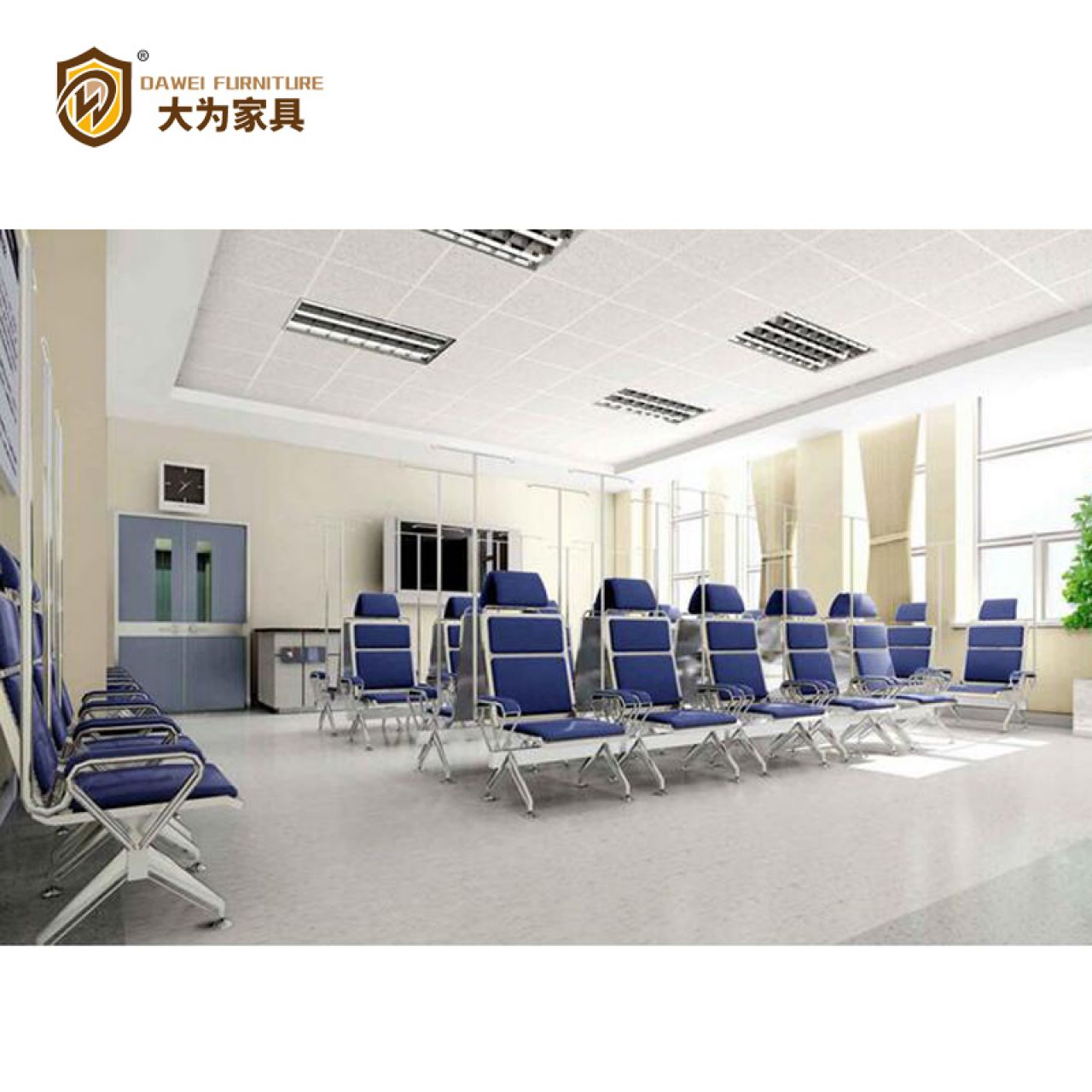 大為家具 公共區等候椅 排椅 休息椅 輸液椅