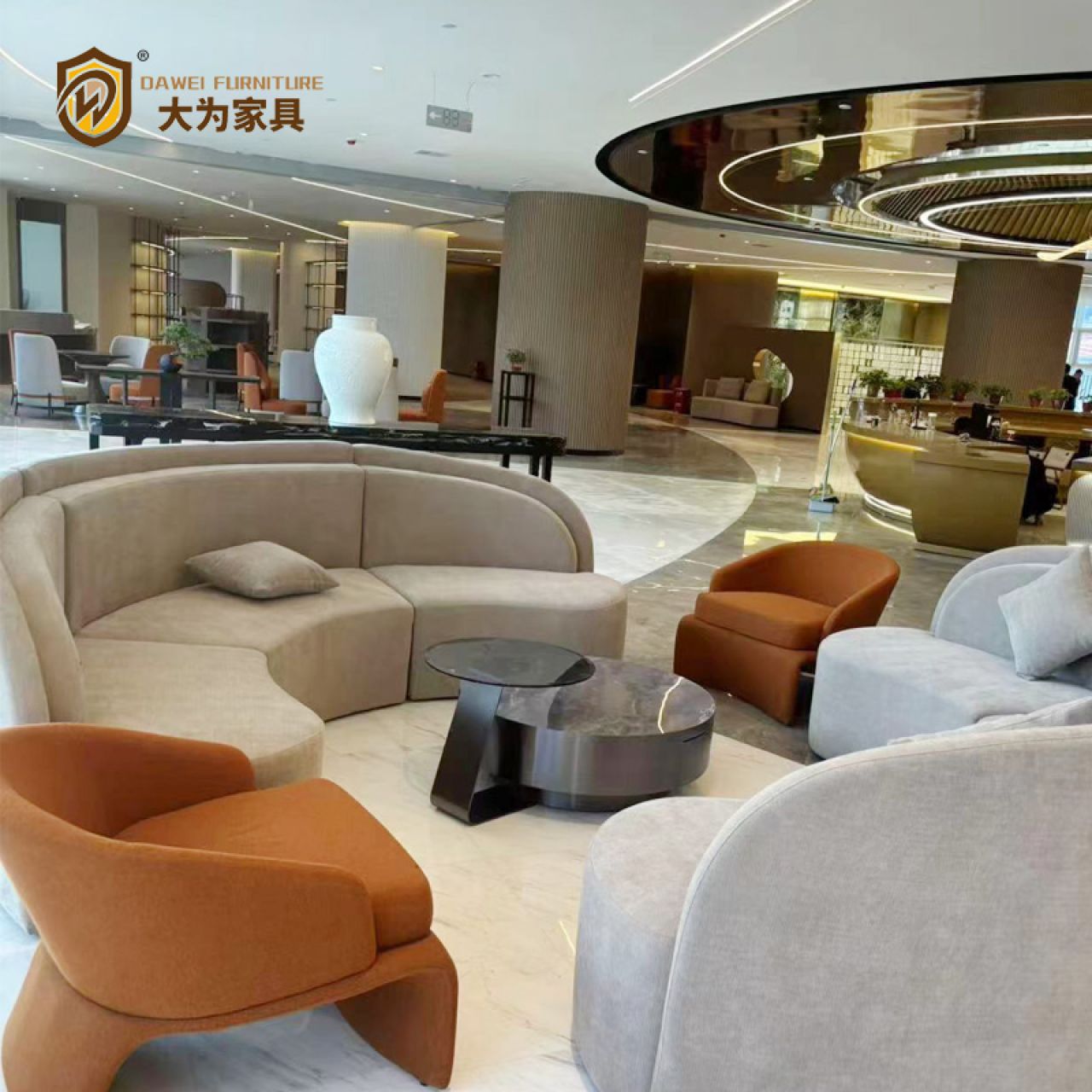 酒店簡約接待創(chuàng)意小沙發(fā)套裝